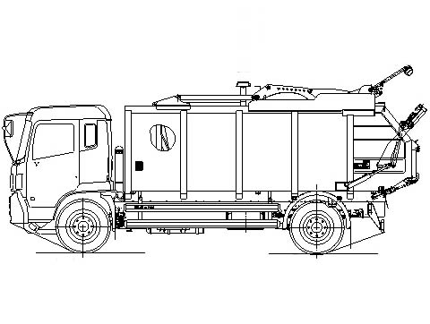 東風天錦國六14方無泄漏壓縮式垃圾車