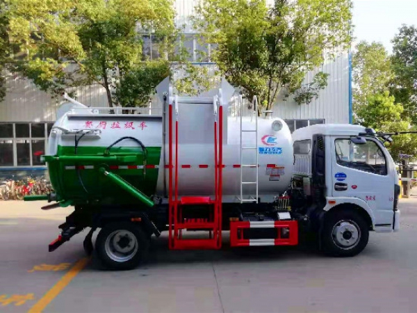 東風(fēng)多利卡國(guó)六8方(圓罐)餐廚垃圾車