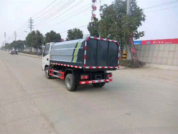 凱馬國(guó)六藍(lán)牌4方自裝卸(掛桶)式垃圾車