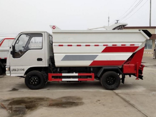 	躍進S70國六4方無泄漏自裝（后掛桶）卸式垃圾車