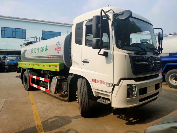 國六14噸東風(fēng)天錦灑水車