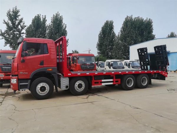 （國(guó)六）解放悍V前四后八平板運(yùn)輸車