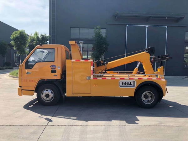 國(guó)六江鈴一拖一清障車(chē)拖吊聯(lián)體式