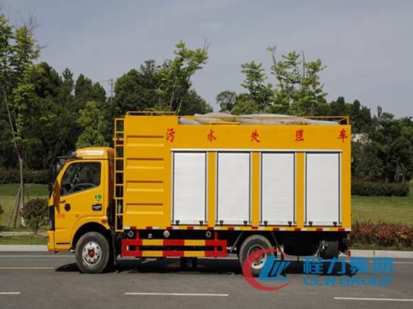 東風大多利卡8方污水處理車，凈化車程力廠家直供